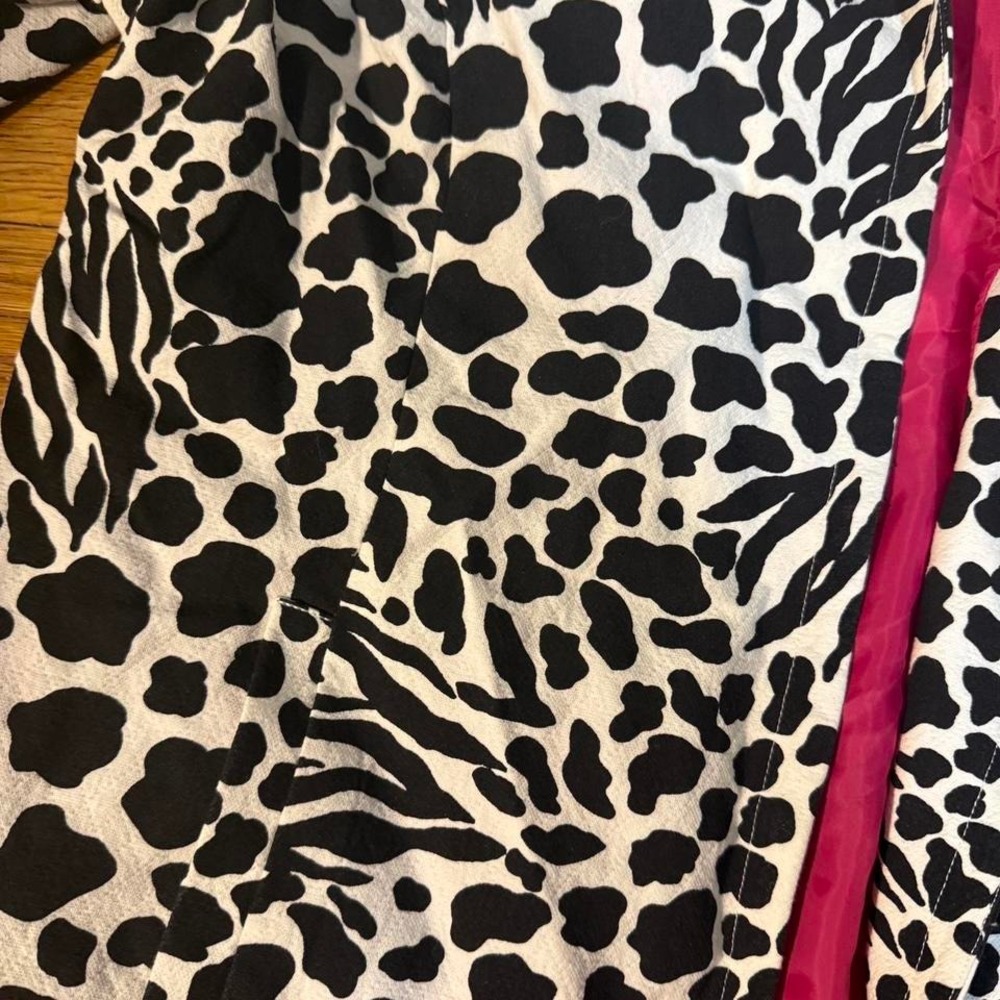 Chicos plus size 3 cow and zebra print blazer with pink inside - Picture 4 of 4